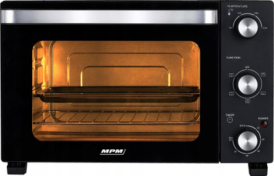 Furrë elektrike MPM MPE-14/T, 22L, me konvekcion, e zezë