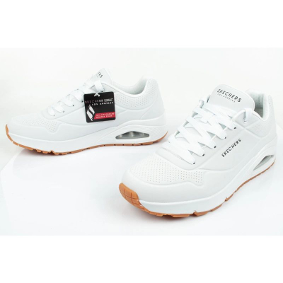 Atlete Skechers Uno Stand on Air, Air Cooled Memory Foam, Skech Air, të bardha
