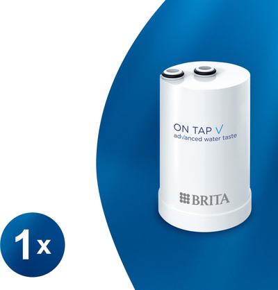 Filtri uji Brita ON TAP V, për rubinet, kasetë zëvendësuese, i bardhë
