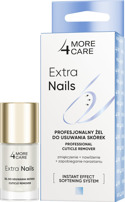 Krem heqës kutikulash More4Care Extra, teksturë xheli, 10 ml
