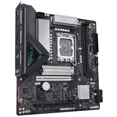 Pllakë amë Gigabyte B860M EAGLE, Micro-ATX, LGA 1851, DDR5 9066 MT/s, e zezë
