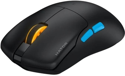 Maus lojërash Hator Pulsar 3 Pro, pa kabllo, i zi