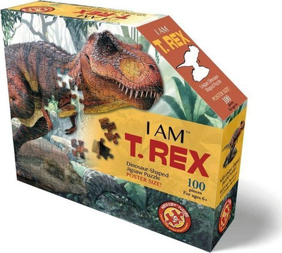 Puzzle Madd Capp Jr I Am Lil T Rex, 100 copa, shumëngjyrësh