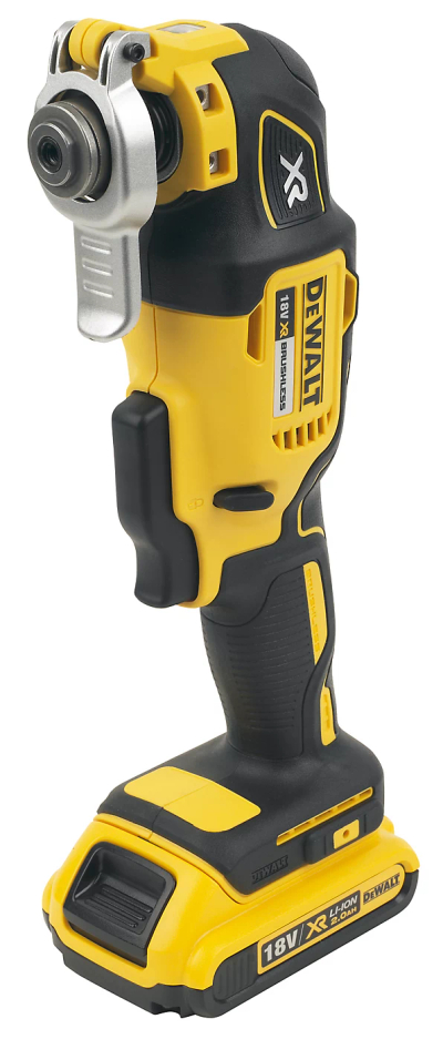Mjet shumëfunksional oscilues pa brusha DeWALT, 18V XR, 2x2.0Ah