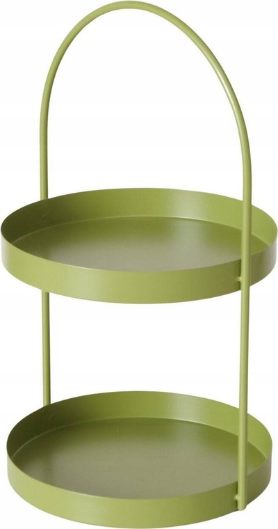 Etagere Boltze Joko, 45cm, me 2 kate, jeshile