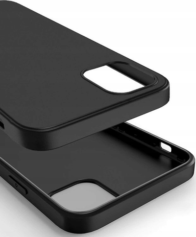 Kapak telefoni Matt Protect për Xiaomi Redmi Note 12S, silikon i butë, mat, i zi