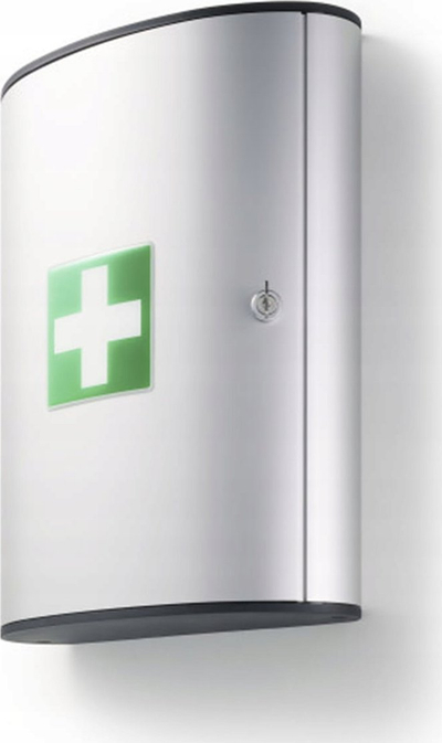 Kuti ndihme e parë Durable First Aid Box L, set DIN 13157, portokalli