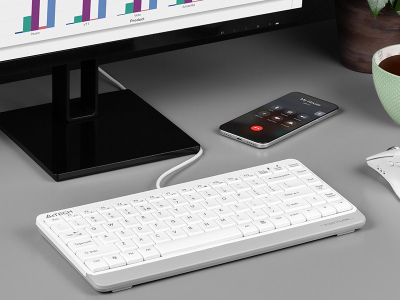 Tastierë A4 Tech FSTYLER FK11, USB, e bardhë