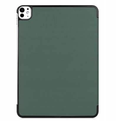 Kapotë smart për iPad Pro 11 Gen 5 2024, me zgjim-fjetje, shndërrohet në bazament, jeshile
