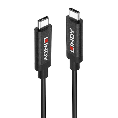 Kabllo LINDY USB 3.2 Gen 2, USB-C në USB-C, 5m, e zezë