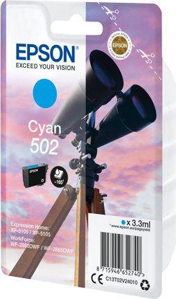Ngjyrë për printer Epson 502, 3.3ml, kaltër/shumëngjyrësh