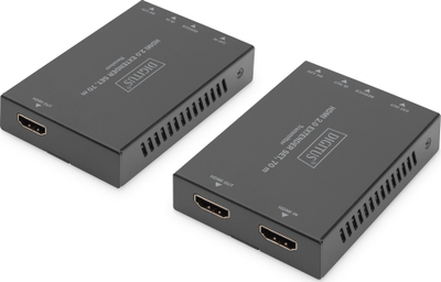 Set zgjatues HDMI Digitus 2.0, 70m, 4K 60Hz, gri