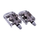 Pedale biçiklete Shimano SPD PD-M324, alumini, sistem SPD, argjendtë