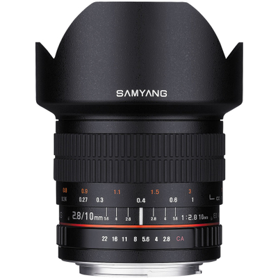 Objektiv Samyang 10mm F2.8 ED AS NCS CS, APS-C, fokus me dorë, i zi