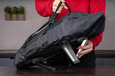 Mbulesë furre për picë Ooni Fyra 12 Carry Cover, e papërshkueshme nga uji, me rripa transporti, gri
