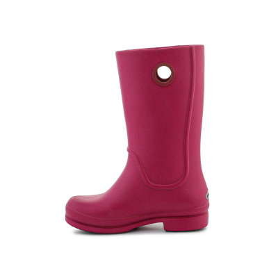 Çizme shiu për goca Crocs Girls Wellie, material i lehtë, ngjyrë shegë