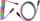 Kabllo USB Cortek Aviator, USB A në USB C, 3m, rainbow