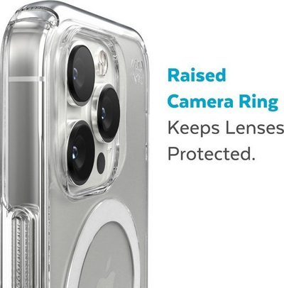 Kutia Speck Presidio Perfect Clear MagSafe për iPhone 14 Pro, dy shtresa, e tejdukshme