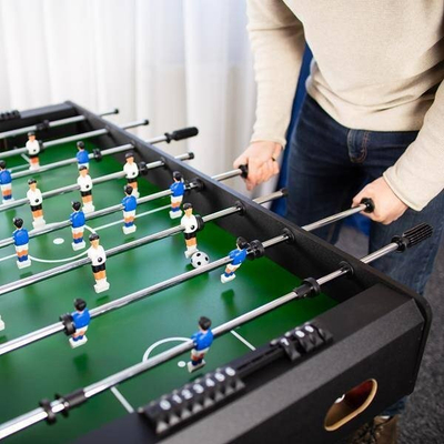 Tavolinë futbolli Nils SDGF, e palosme, e madhe, shumëngjyrëshe