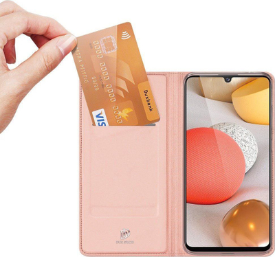 Këllëf mbrojtës Dux Ducis Etui për Samsung Galaxy A42 5G, rozë