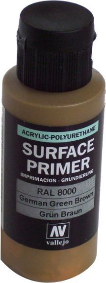 Primer poliuretani Vallejo AV 73606, German Green Brown RAL 8000, 60ml