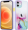 Mbulesë telefoni Maxximus MX Aquarelle për iPhone 12 Pro, plastike, mint pink