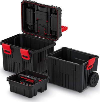 Karrocë veglash Kistenberg Heavy Tool Trolley 45x36 H 64, konstruksion i fortë, me rrota, gri