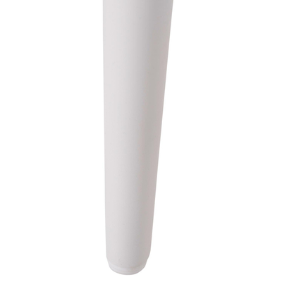 Tavolinë katrore alumini Jerom 180x90x74Hcm (HM6058.01), bardhë