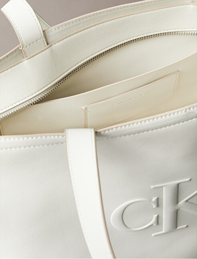 Çantë për femra Calvin Klein, e bardhë