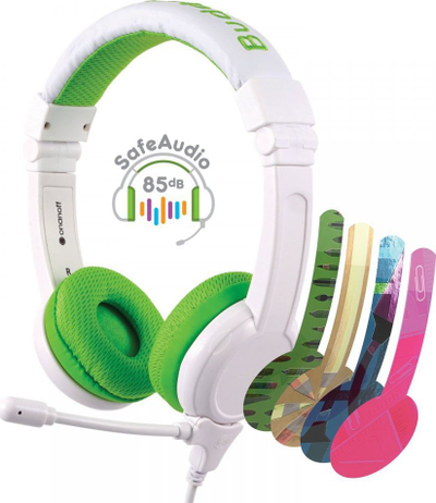 Kufje BuddyPhones School + (BP-SCHOOLP-GREEN), jeshile