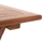 Tavolinë drejtkëndore palosëse ERIS HM18117, dru teak, 120x70x76 cm, ngjyrë natyrale
