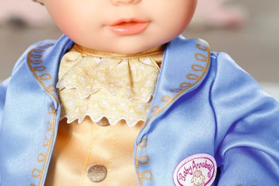 Kukull Baby Annabell Little Sweet Prince, 36cm, rrobë princi blu