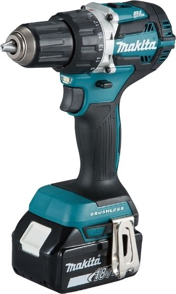 Stërvitëse kaçavidë Makita DDF484RFJ, 18V, 2x bateri 3Ah, blu