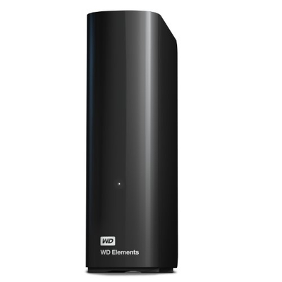 Disk i jashtëm desktop Western Digital WD Elements, 4TB, USB 3.2 Gen 1, i zi