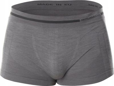 Boksera termikë burrash Brubeck Merino, nr. XL, gri