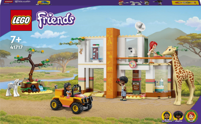 Set lodër LEGO Friends Mia the Wild Animal Rescuer 41717, qendër shpëtimi kafshësh, 7+