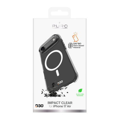 Kapak telefoni Puro PUIPC1766IMPCLD3OTR për Apple iPhone Air, transparent
