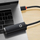 Adapter USB C në RJ45 Baseus WKQX000201, 100Mbps, i zi