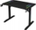 Tryezë gaming Ultradesk Freeze V2 me xham, 109 x 76 x 69 cm, e zezë
