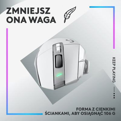 Mayc	Logitech G502 X Plus, бело