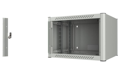 Kabinë rrjeti Lanview Logon 19" Rack 7U, 60 x 56 cm, për mur, ngjyrë gri