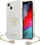 Mbështjellës Guess GUHCP13SKS4GGO, për iPhone 13 Mini 5.4", hardcase transparent, ngjyrë ari