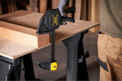 Klemë shtrënguese Stanley Quick Clamp 450mm x 95mm, plastike, portokalli