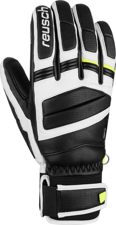 Рачици за скијање Reusch Master Pro, овча кожа, црни