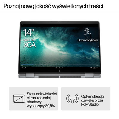 Лаптоп 2 во 1 HP A58SHEA, Ryzen 5, 16GB RAM, темно сива
