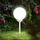 Set llambash diellore Milky Globe, 10x35cm, 12 copë, e bardhë