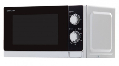 Furrë mikrovalë Sharp R-200(IN)W, 20L, 800W, ngjyrë argjendt metalik