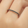 Unazë femrash Brosway Fancy FMB69A, argjend 925, gurë cubic zirconia të zinj