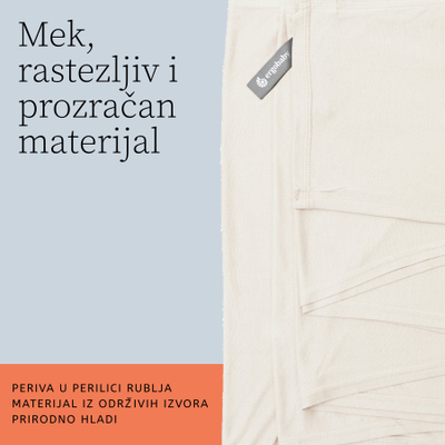 Marama mbajtëse bebe Ergobaby Aura, material Tencel Lyocell, për të porsalindur, ngjyrë camel