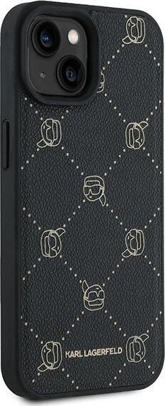 Futrollë Karl Lagerfeld Karl Head KLHMP15MPGKHPHK për iPhone 15 Plus 6.7", MagSafe, e zezë
